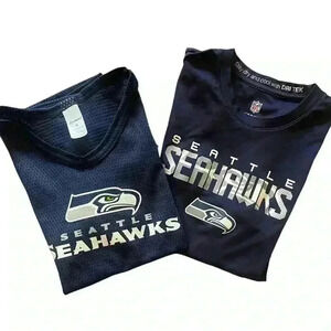 Seattle Seahawks NFL Boys Short Sleeve Shirt  Size 10/12